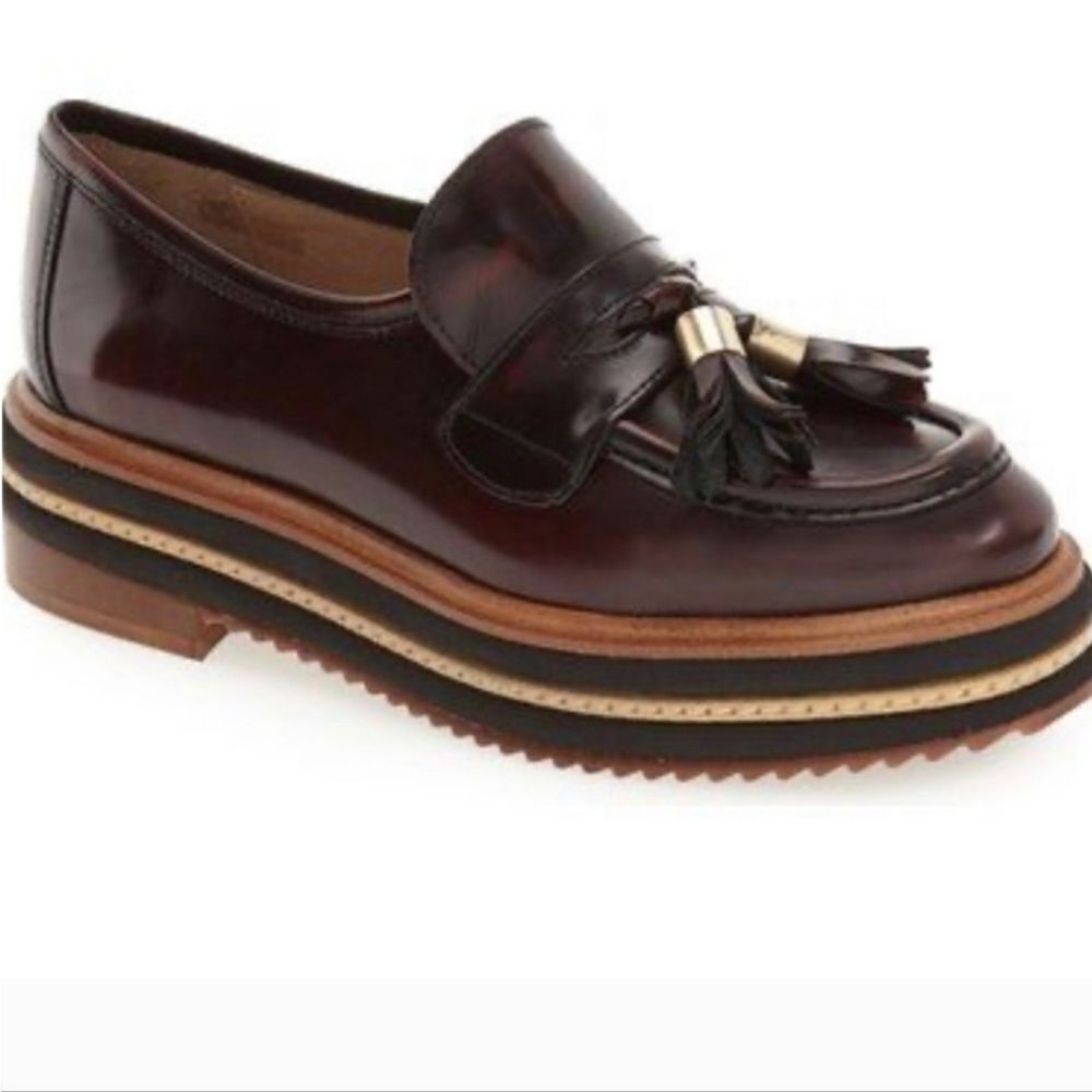 Shellys London Karena Womens Chunky Platform tassel Oxford Loafers EURO …